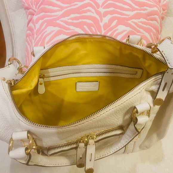 N16-ANTONIO MELANI Off-White Leather Purse - Picture 6 of 12